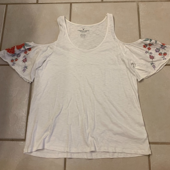 American Eagle Cold Shoulder Top - Picture 1 of 4
